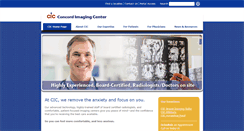 Desktop Screenshot of concordimagingcenter.com
